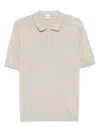 Aspesi Cotton Polo Shirt In Gray
