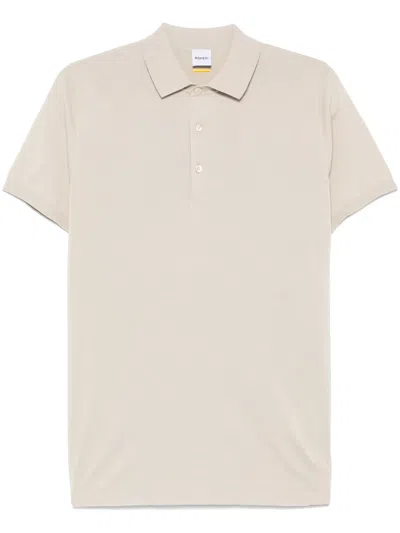 Aspesi Cotton Polo Shirt In Neutrals