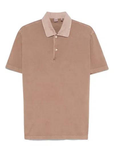 Aspesi Cotton Polo Shirt In Neutrals