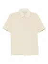 Aspesi Short-sleeved Polo Shirt In Neutral