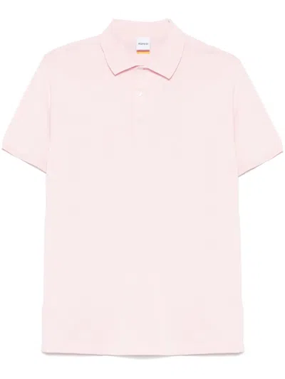 Aspesi Cotton Polo Shirt In Pink