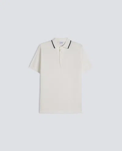 Aspesi Cotton Polo Shirt With Mother-of-pearl Buttons In White