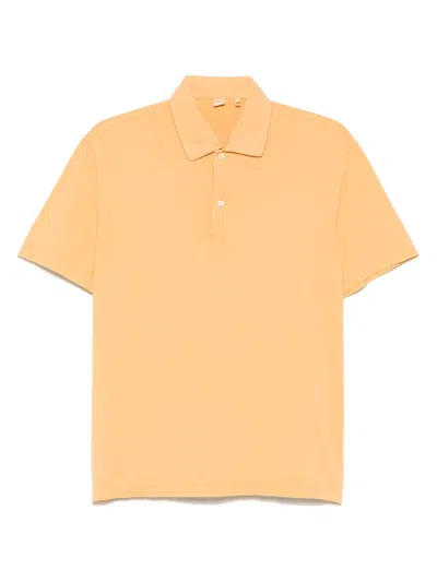 Aspesi Cotton Polo Shirt In Yellow