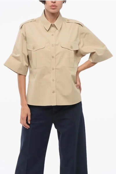 Aspesi Cotton Popeline Saharan Shirt