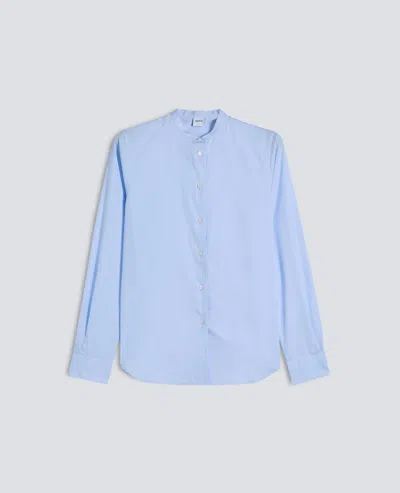 Aspesi Cotton Poplin Shirt In Blue