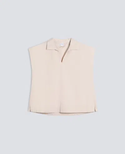 Aspesi Cotton Poplin Top In Pink