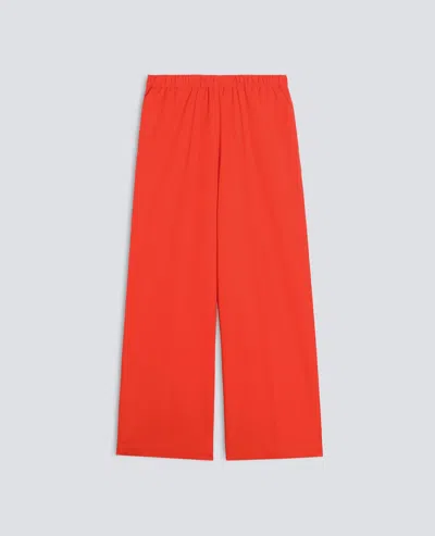 Aspesi Elasticated-waistband Trousers In Orange