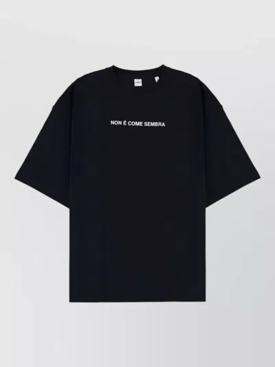 Aspesi Cotton Printed T-shirt In Black