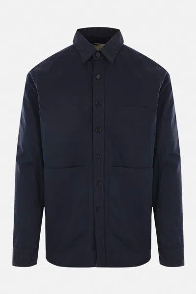 Aspesi Single-breasted Shirt In Black