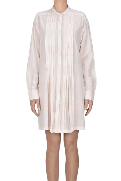 Aspesi Cotton Shirt Dress In Neutral
