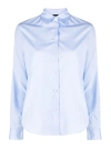 Aspesi Long-sleeved Shirt In Light Blue