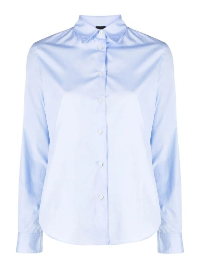 Aspesi Cotton Shirt In Light Blue
