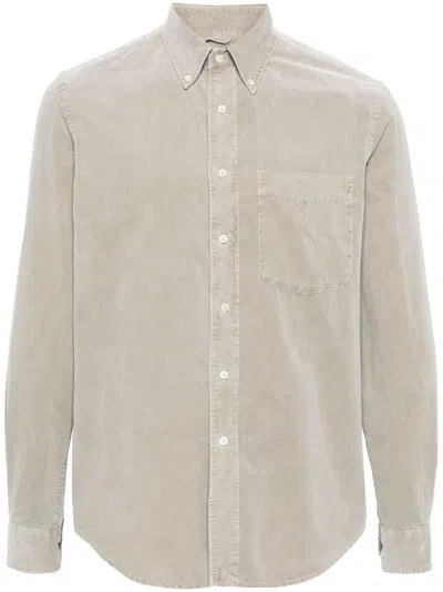 Aspesi Model C Work Shirt In Neutrals
