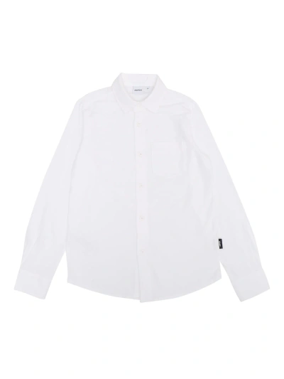 Aspesi Kids' Cotton Shirt In White