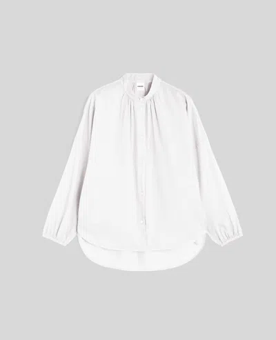 Aspesi Cotton Shirt With Mandarin Collar
