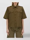 Aspesi Cotton Shirt With Pockets And Epaulettes