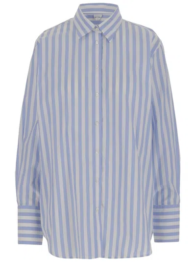 Aspesi Cotton Shirt With Striped Pattern