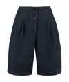 Aspesi Cotton Shorts Back Pocket