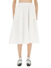 Aspesi Flowing A-line Midi Skirt