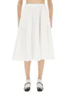 Aspesi Flowing A-line Midi Skirt