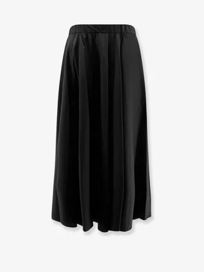 Aspesi Cotton Skirt In Black