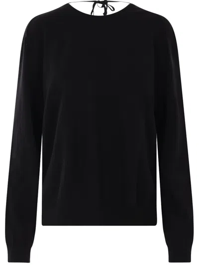 Aspesi Cotton Sweater In Black