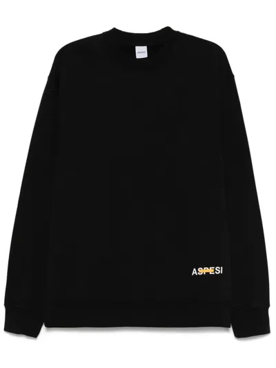 Aspesi Klassisches Sweatshirt In Schwarz