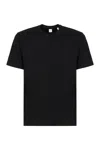 Aspesi Dark Blue Cotton T-shirt In Black