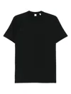 Aspesi Dark Blue Cotton T-shirt In Black