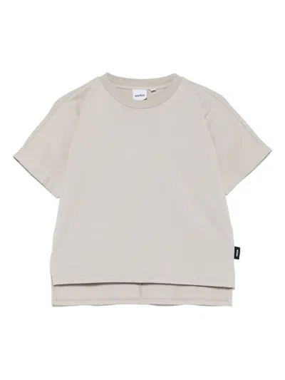 Aspesi Kids' Cotton T-shirt In Grey