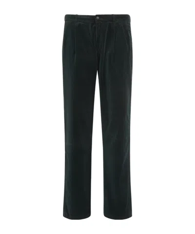 Aspesi Cotton Trousers In Black