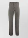Aspesi Cotton Trousers Drawstring Waist In Gray