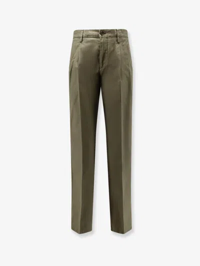 Aspesi Cotton Trousers In Green
