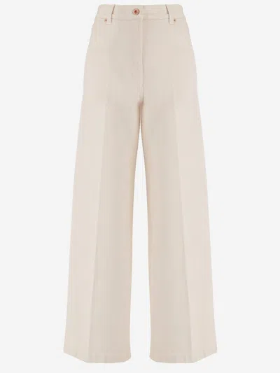 Aspesi Cotton Trousers In Neutral