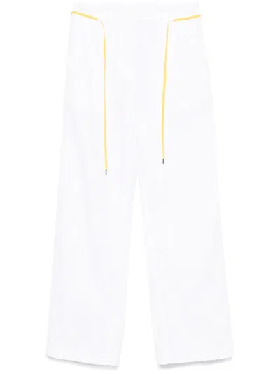 Aspesi Cotton Trousers In White