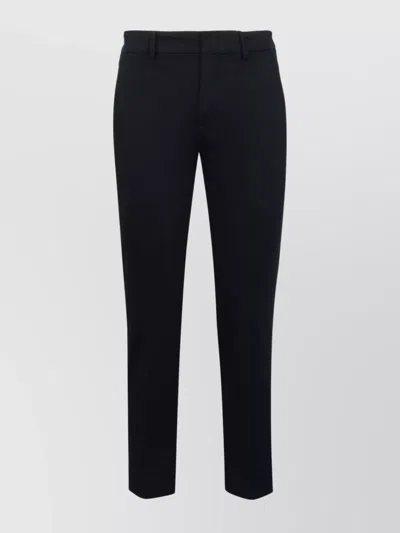 ASPESI COTTON TROUSERS WITH BELT LOOPS AND TWO SIDE POCKETS