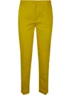 Aspesi Classic Regular Trousers In Yellow