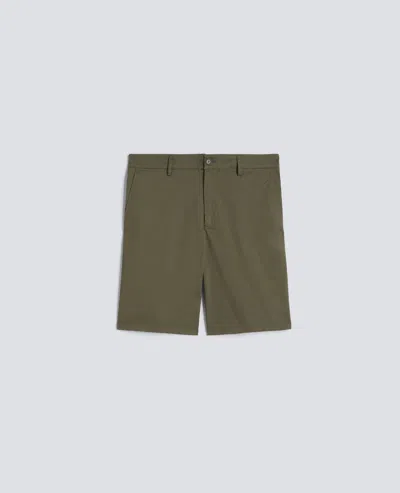 Aspesi Cotton Twill Bermuda Shorts In Red