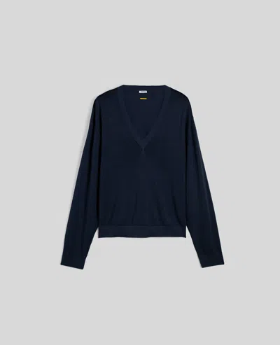 ASPESI COTTON V-NECK JUMPER