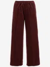 Aspesi Elasticated-waist Trousers In Red