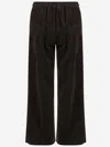 Aspesi Cotton Velvet Pants In Brown