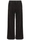 Aspesi Cotton Velvet Pants In Black