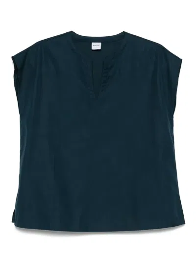 Aspesi Cotton Vest In Blue