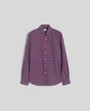 Aspesi Cotton Viyella Shirt In Purple
