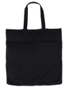 Aspesi Cotton-polyester Blend Tote Bag In Blue