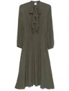 Aspesi Midi Dress In Green