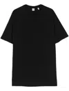 Aspesi Crew-neck Cotton T-shirt In Black