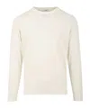Aspesi Lightweight Crew Neck Sweater In Neutral
