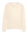 Aspesi Crew Neck Knitted Sweater In Neutral