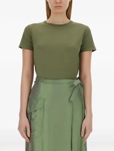Aspesi Crew Neck Short-sleeve T-shirt In Neutral